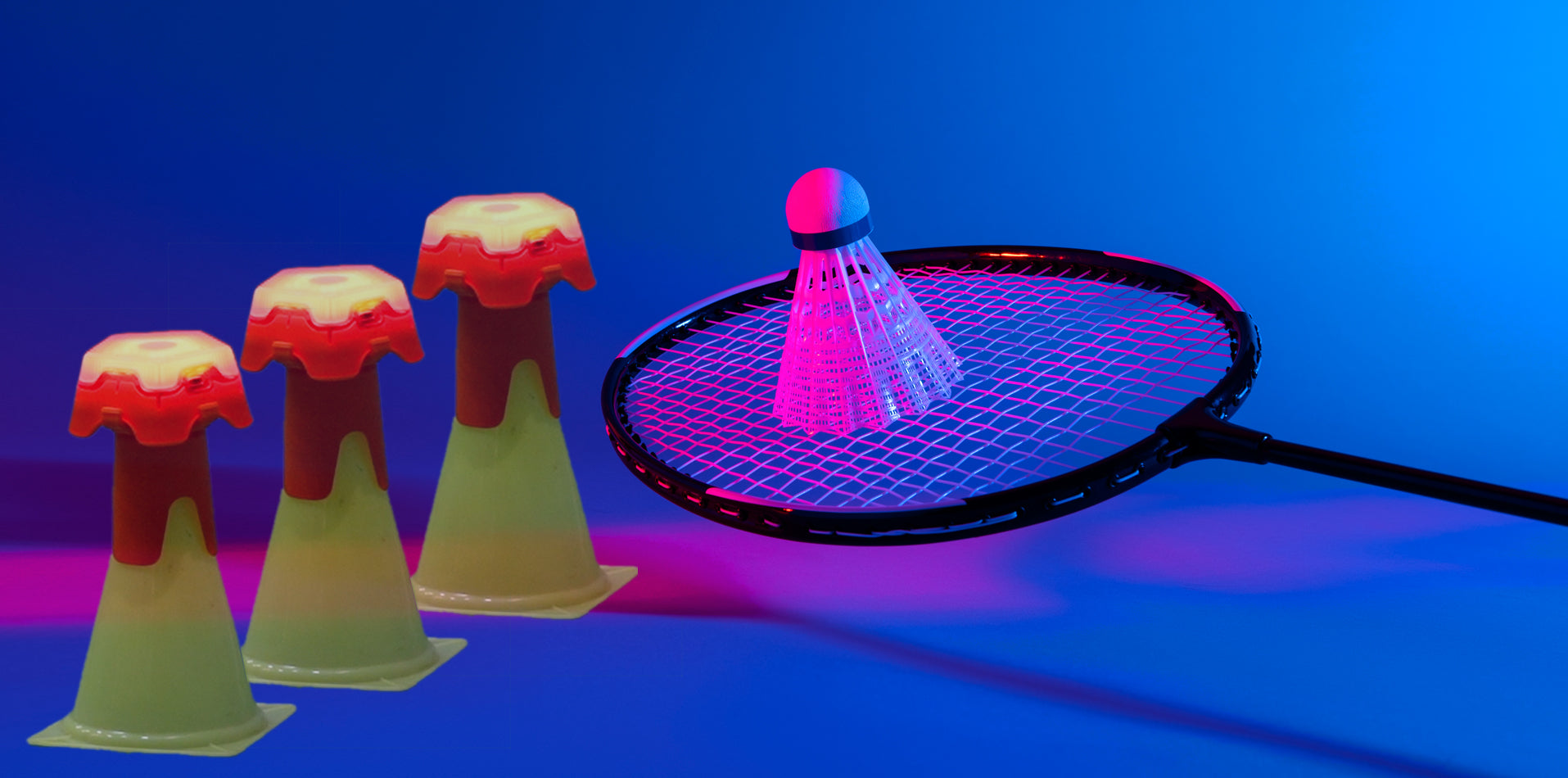 Badminton Training Lights Pod, Reflex, Agility & Speed Equipment